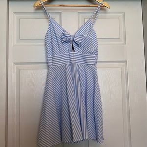 Skater dress with key hole